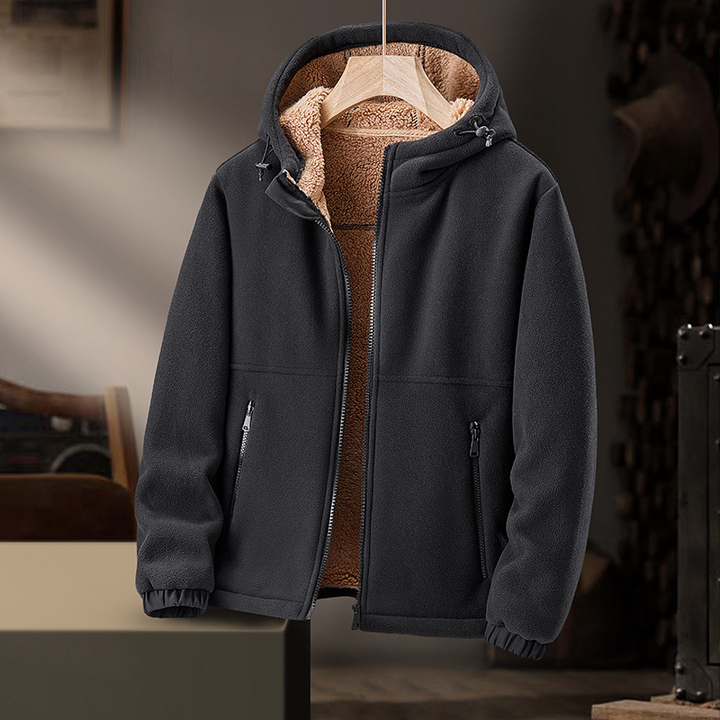 Collins Fleece Hoodie Black