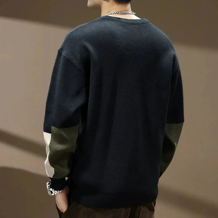 Color Block Knit Sweater