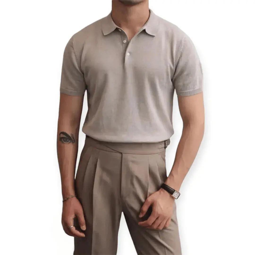 Comfort Polo Shirt - Stylish and Relaxed Fit Taupe