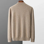 Half-Zip Wool Sweater for Men