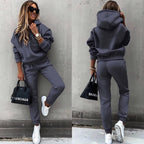 Women's Cozy Hoodie and Jogger Set – Effortless Style and Comfort Dark Grey - SOLD OUT