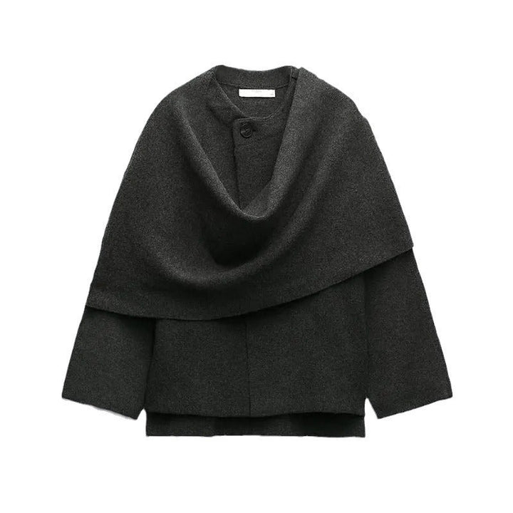 Cozy Oversized Warm Coat Dark Grey