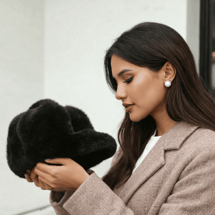 Cozy Plush Winter Beret