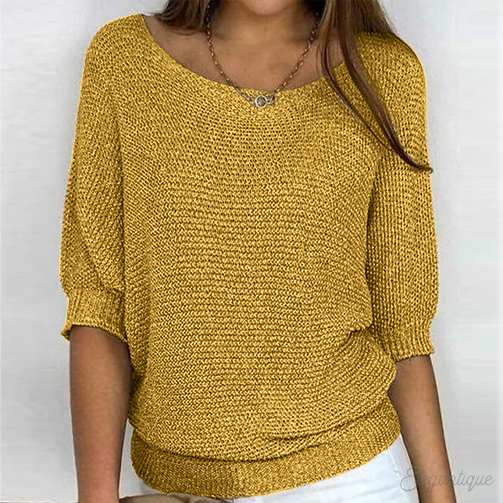 Cozy Pullover Sweater Yellow (8 still available)
