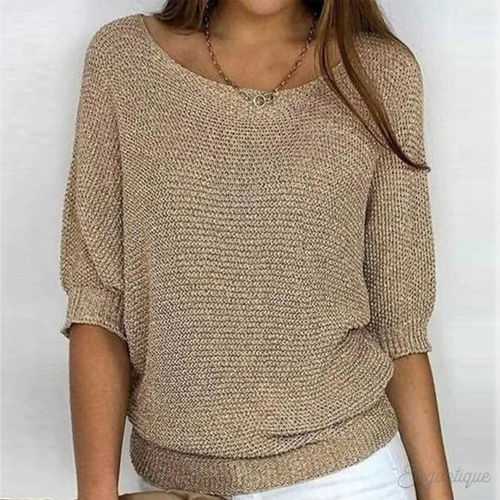 Cozy Pullover Sweater Sand (3 still available)