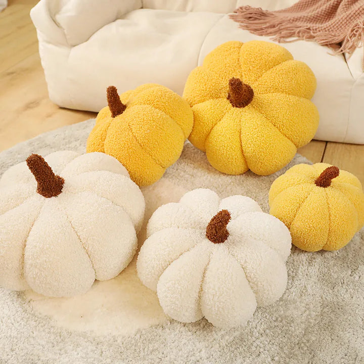 Cozy Pumpkin Plush Cushions