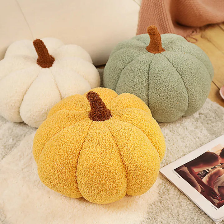 Cozy Pumpkin Plush Cushions