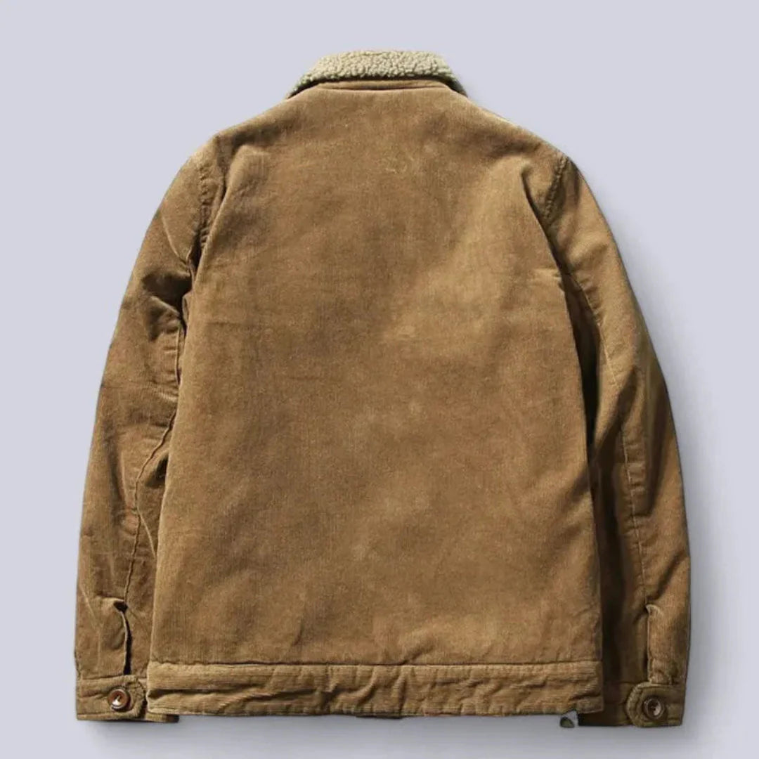 Cozy Sherpa-Lined Overcoat for Ultimate Warmth