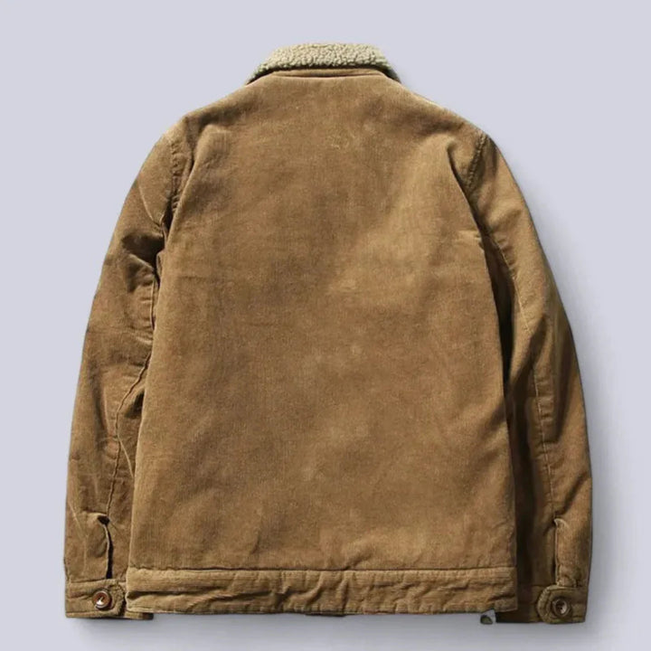 Cozy Sherpa-Lined Overcoat for Ultimate Warmth