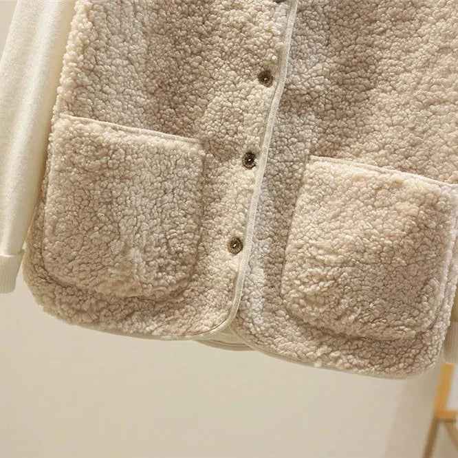 Cozy Soft Knit Fleece Cardigan for Women - Luxurious Warmth