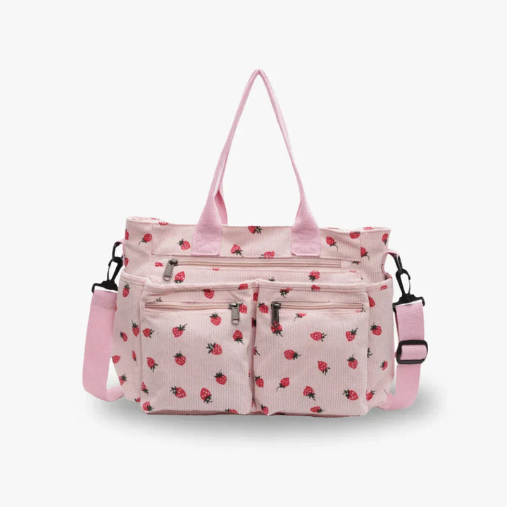 Berry Buddy Tote Bag – Cute Plush Berry Tote-MODAUTLET
