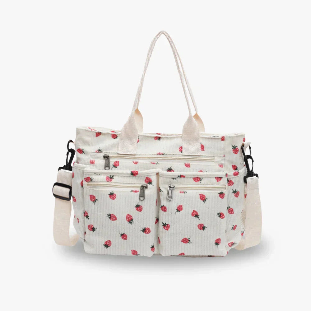Berry Buddy Tote Bag – Cute Plush Berry Tote-MODAUTLET