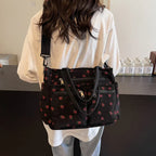 Berry Buddy Tote Bag – Cute Plush Berry Tote Black