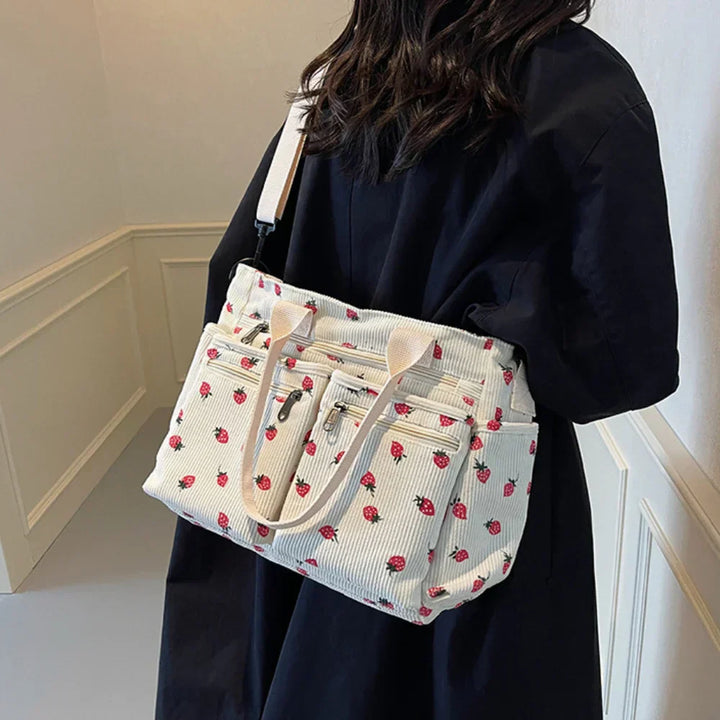 Berry Buddy Tote Bag – Cute Plush Berry Tote-MODAUTLET