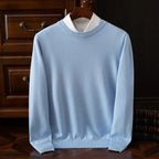 Cashmere Crew Neck Sweater Sky Blue