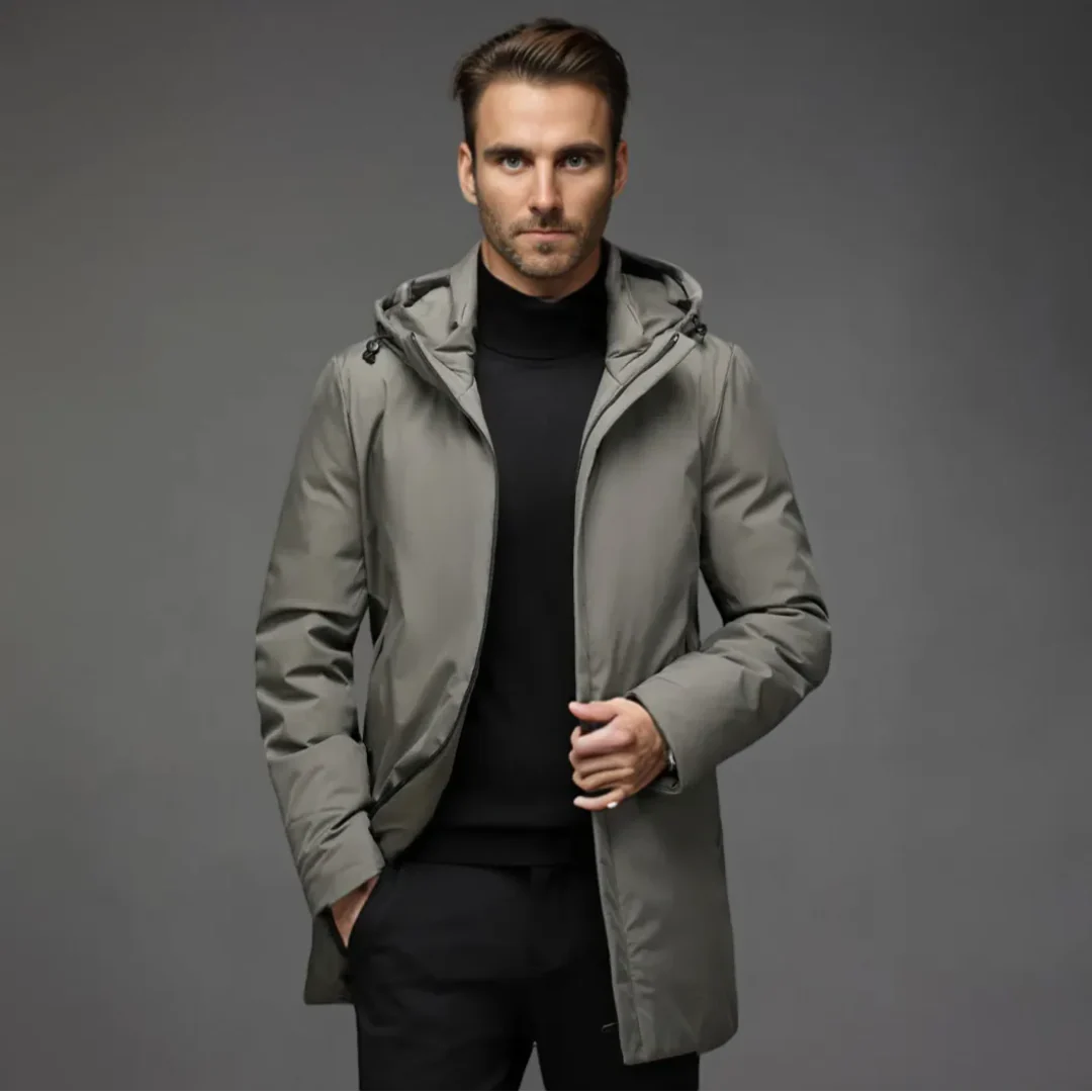Men's Hooded Winter Parka Coat