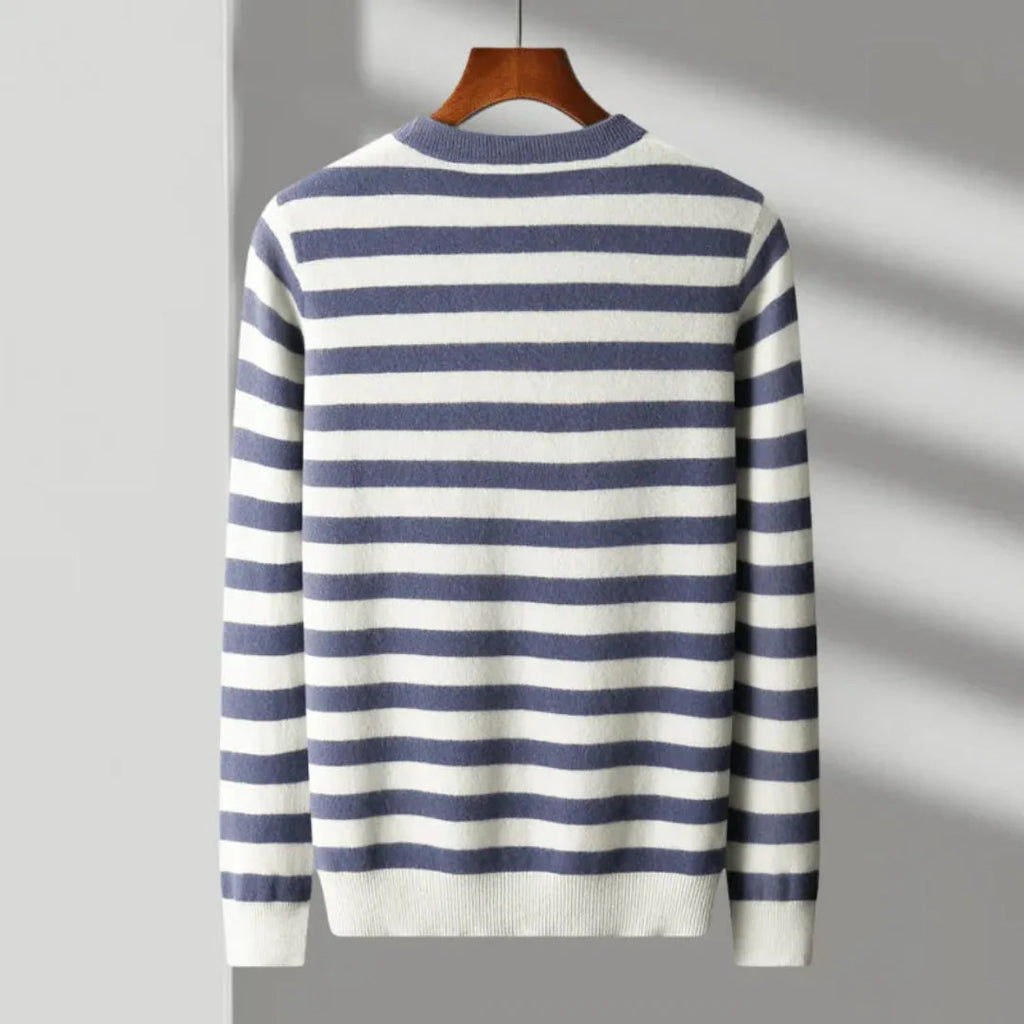 Striped Wool Crewneck Sweater