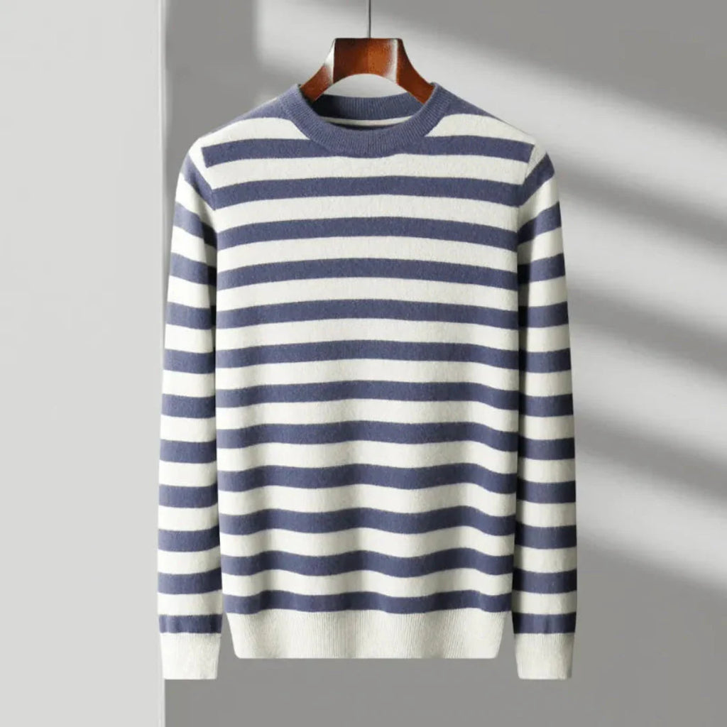 Striped Wool Crewneck Sweater