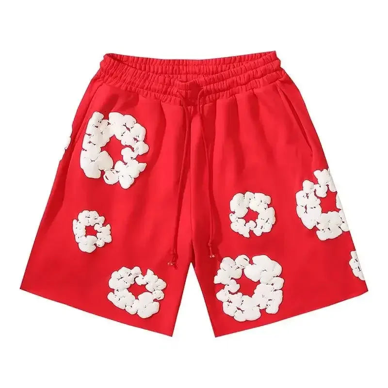 Denim Tears Floral Shorts Pant Red