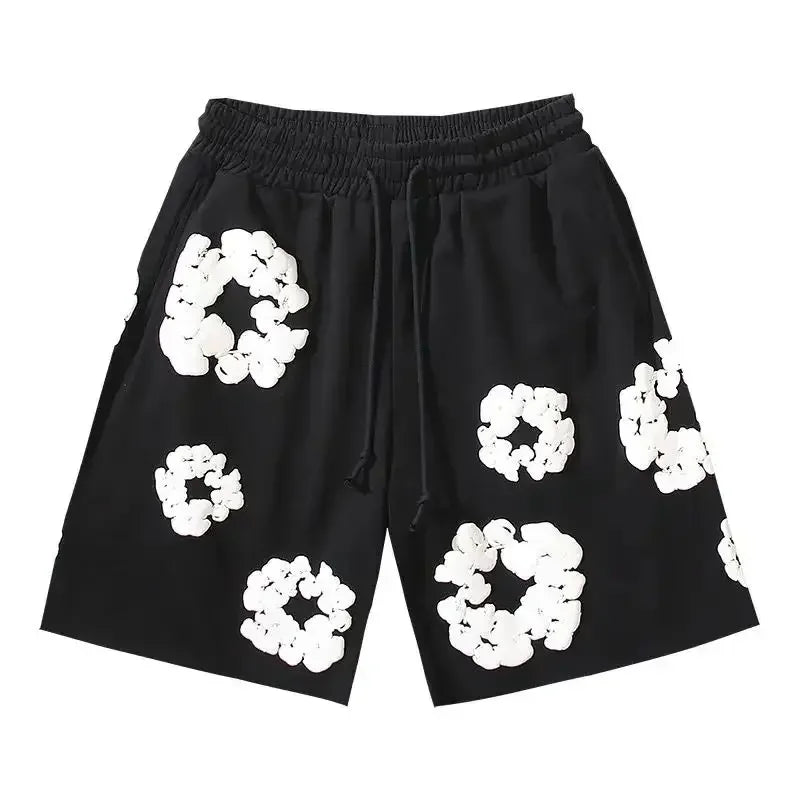 Denim Tears Floral Shorts Pant Black