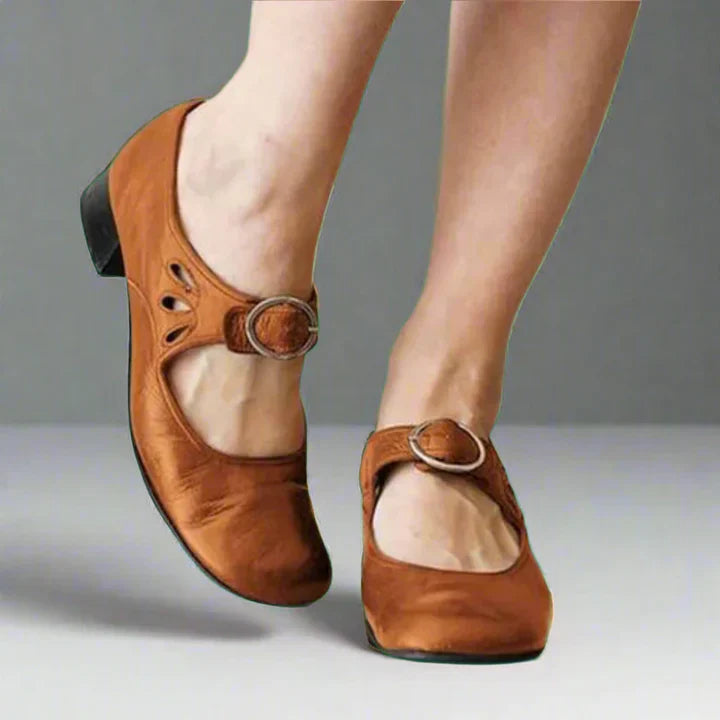 Denisa – Orthopaedic Leather Sandals-MODAUTLET