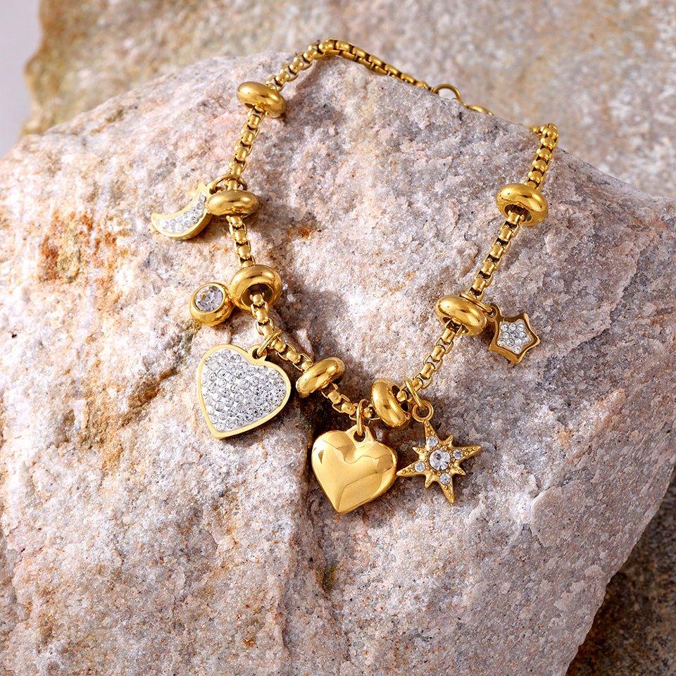 Charming Heart Bracelet-MODAUTLET