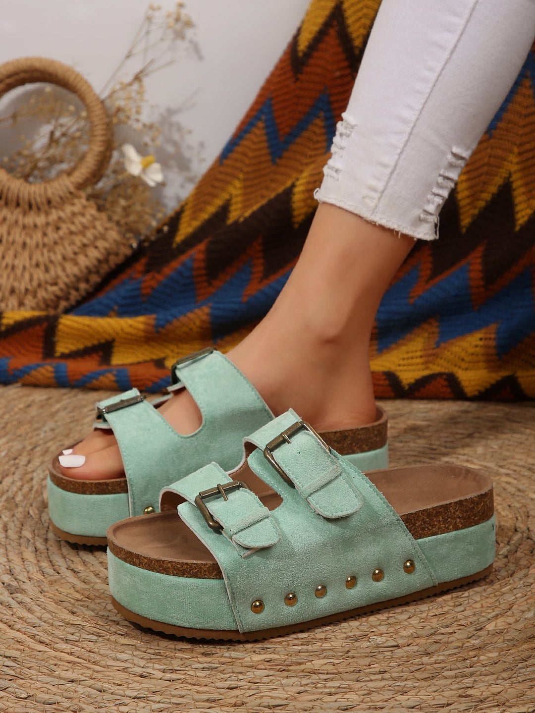 Women's Chunky Sage Sandal-MODAUTLET