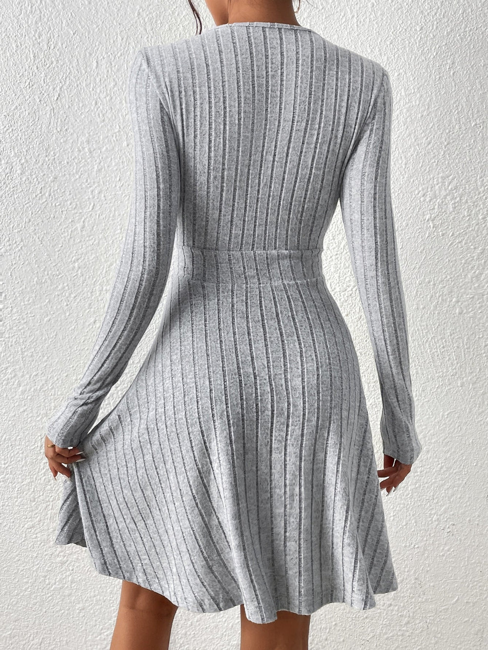 Women's Knit Dress in Luna Verde-MODAUTLET