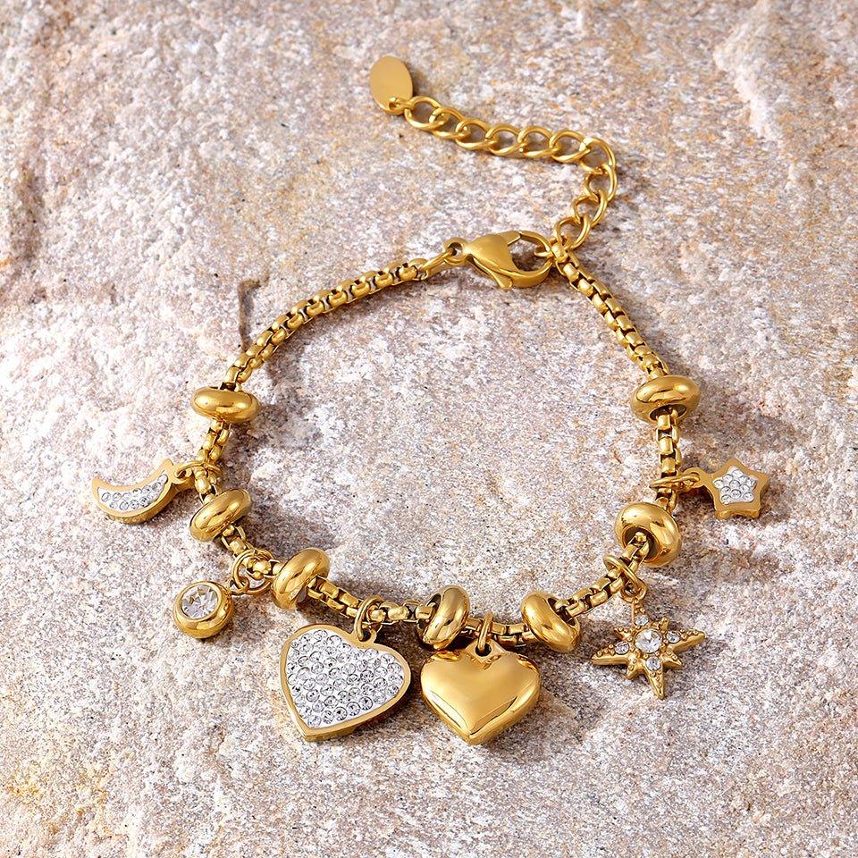 Charming Heart Bracelet-MODAUTLET