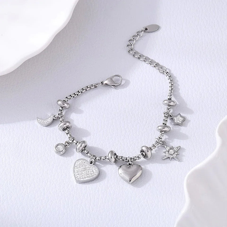 Charming Heart Bracelet-MODAUTLET