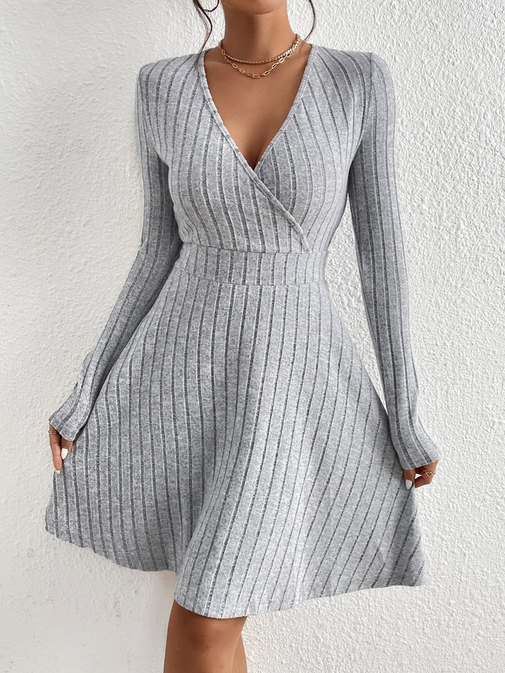 Women's Knit Dress in Luna Verde-MODAUTLET