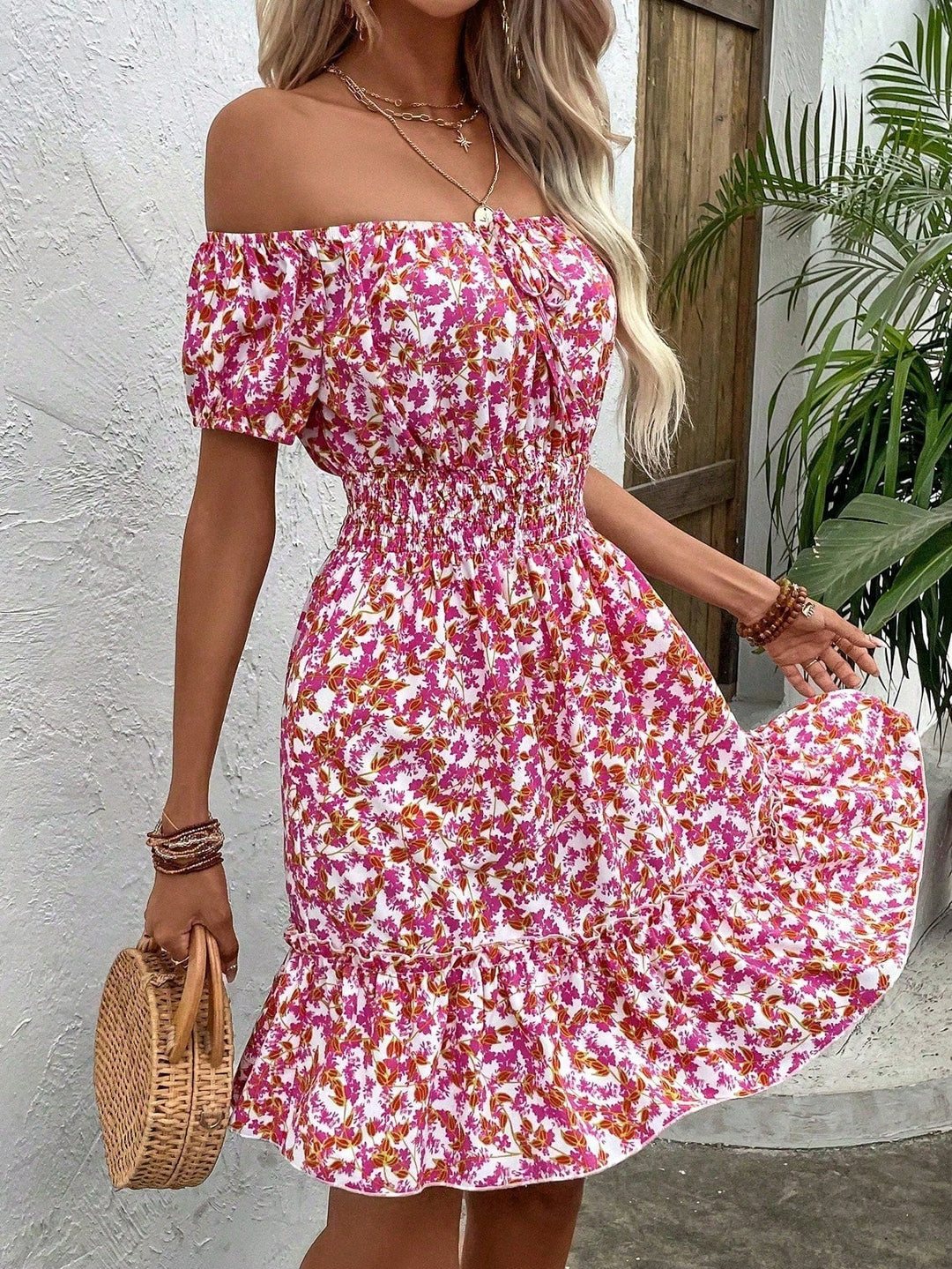 Women's Off-Shoulder Maravella Dress-MODAUTLET