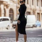 Women's Eleganza Knit Dress Black