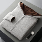 Men's Reversible Cashmere Hoodie - Napoli Style