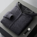 Men's Reversible Cashmere Hoodie - Napoli Style