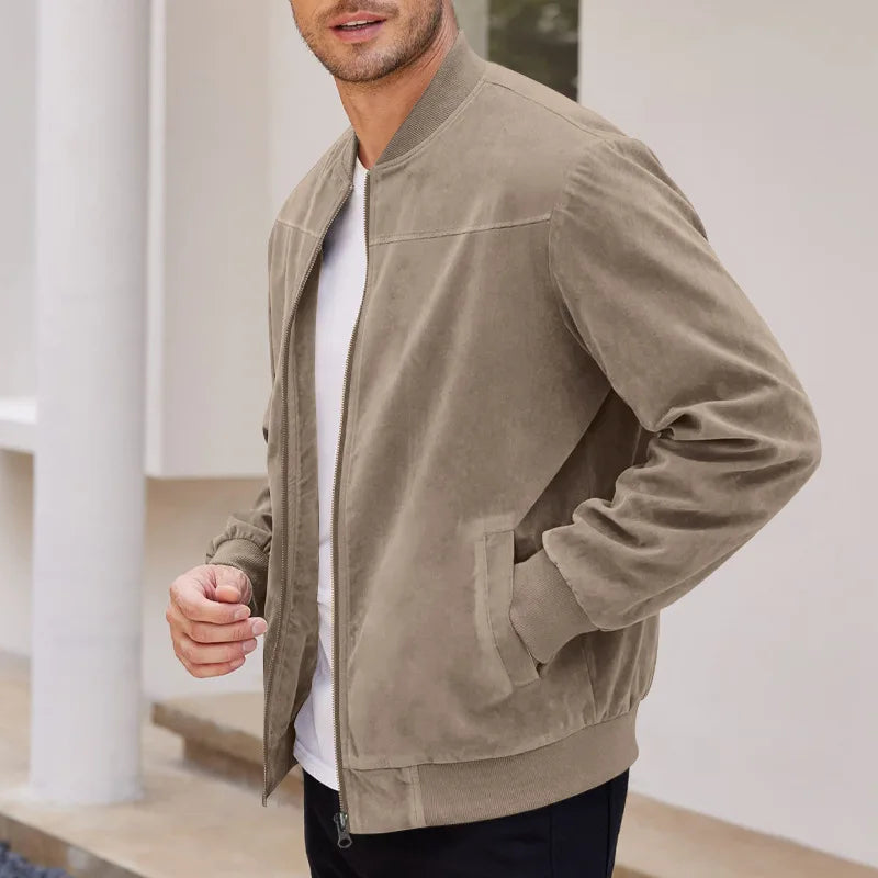 Men's Suede Jacket – Stylish and Comfortable Outerwear-MODAUTLET