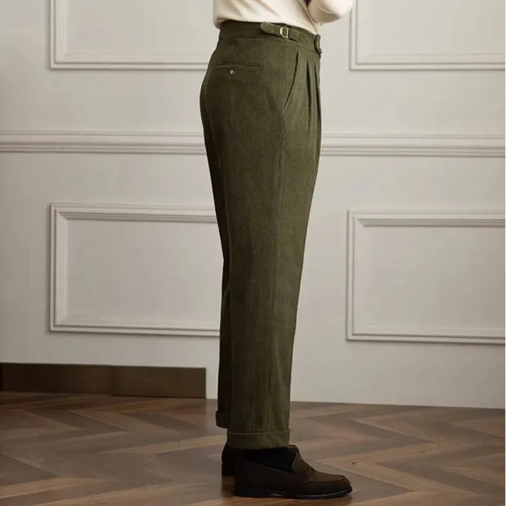 Men's Classic Corduroy Gurkha Pants-MODAUTLET