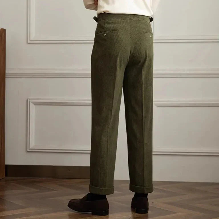 Men's Classic Corduroy Gurkha Pants-MODAUTLET