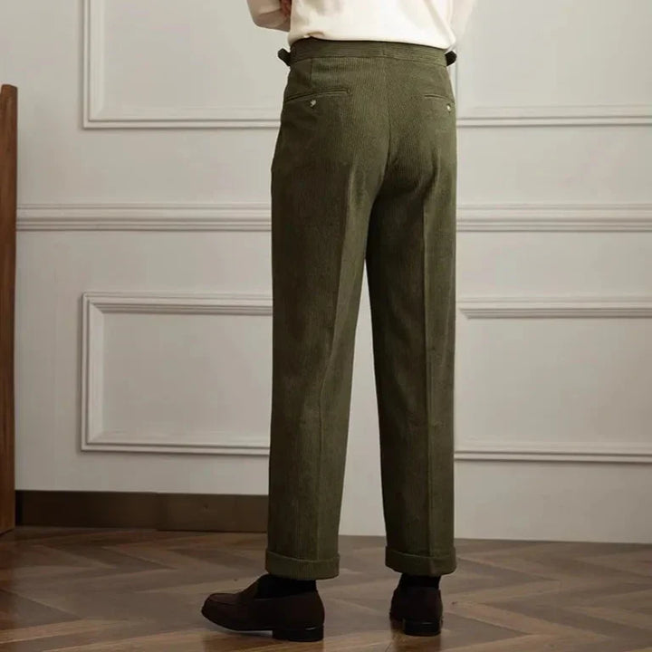Men's Classic Corduroy Gurkha Pants-MODAUTLET
