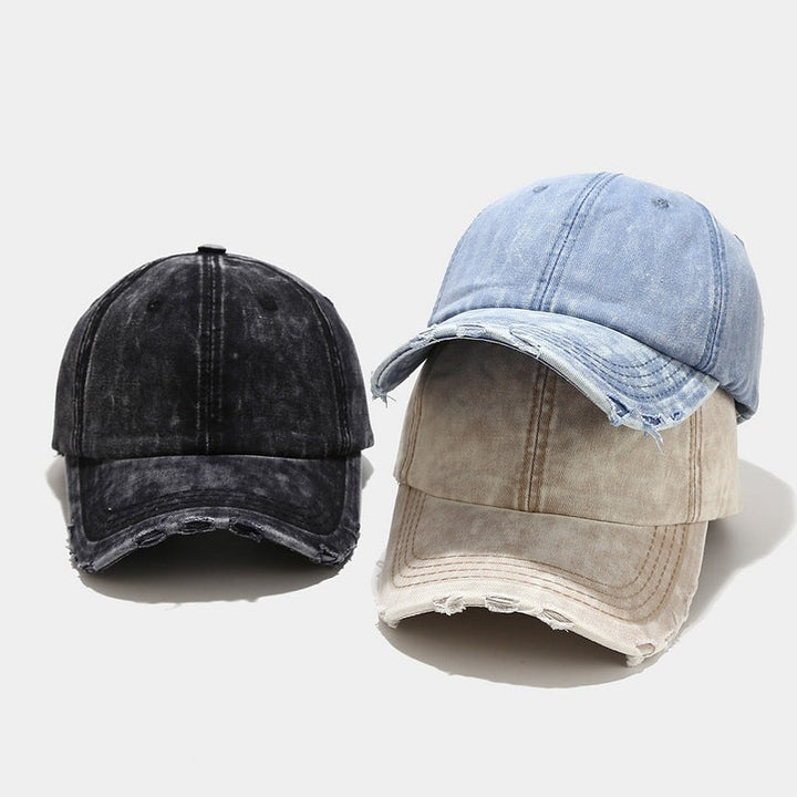 Distressed Vintage Cap-MODAUTLET