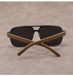 Stylish Oak Wood Sunglasses