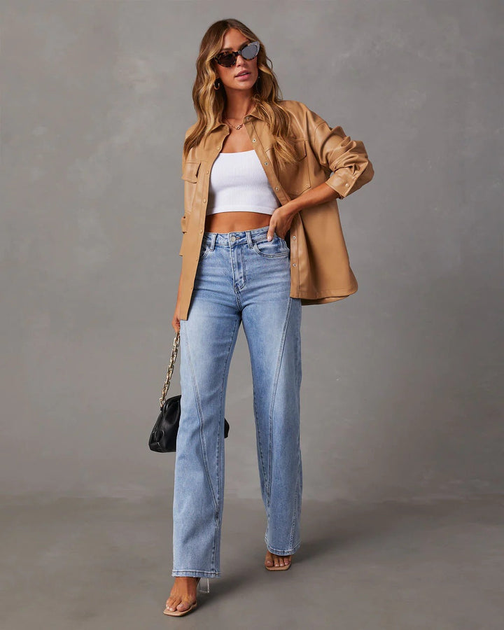Women's Flared Jeans - Stylish and Comfortable Fit-MODAUTLET