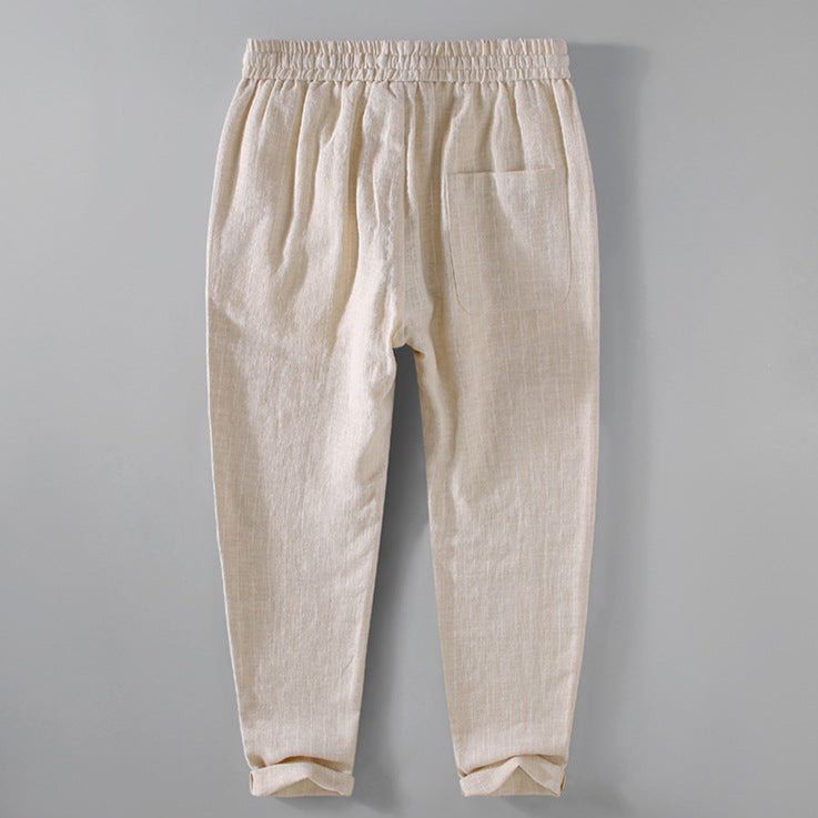 Men's Lightweight Linen Pants - Havana Style-MODAUTLET