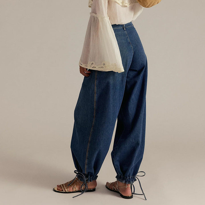 Women's Wide-Leg Jeans-MODAUTLET