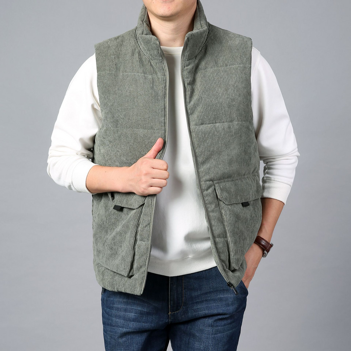 Stylish Corduroy Vest for Men-MODAUTLET