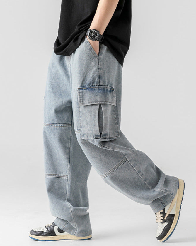 Men's Cargo Jeans - Overdrive '99 Style-MODAUTLET