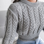 Women's Cropped Sweater - Stylish and Comfortable