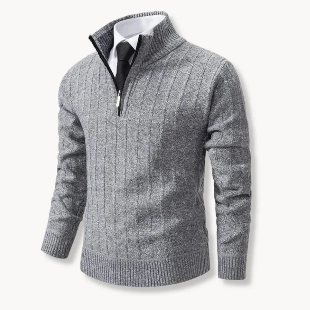 Men's Quarter-Zip Sweater