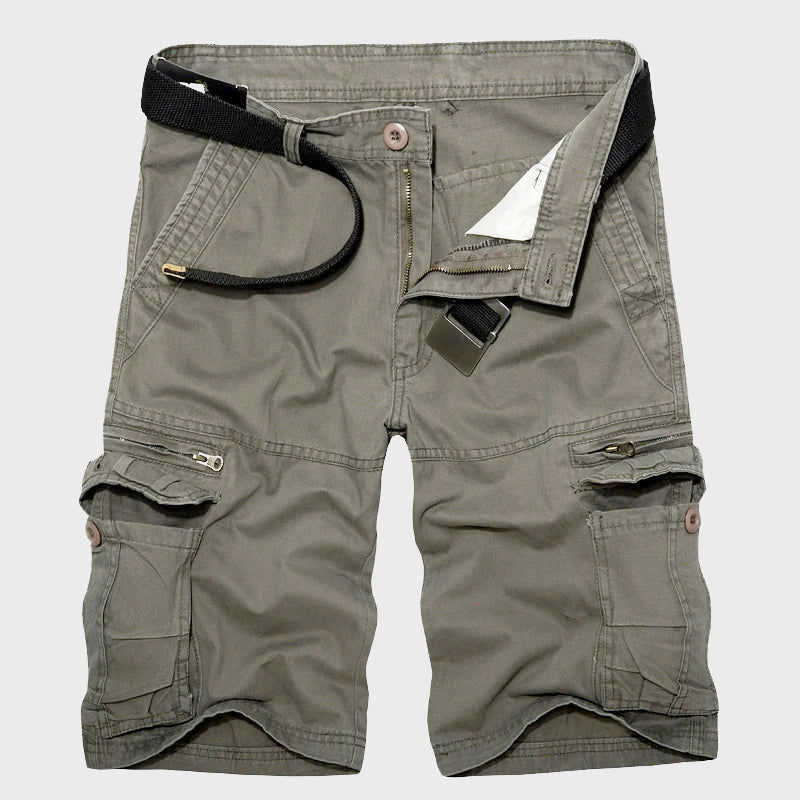 Edward | Men's Belted Cargo Shorts-MODAUTLET