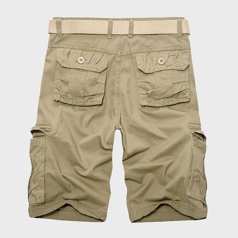 Edward | Men's Belted Cargo Shorts-MODAUTLET